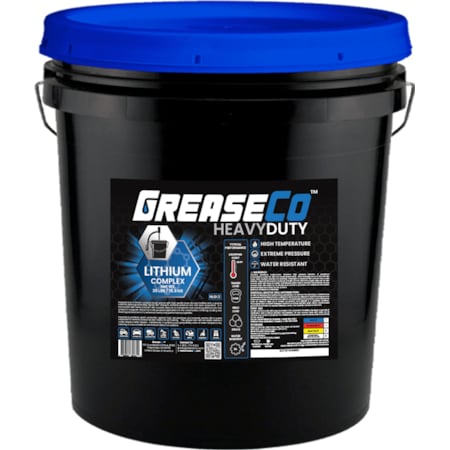 Heavyduty Red and Tacky Lithium Grease Pail | Wheel Bearing | High Temp | Automotive | Tractor | CV Joint HVDY-200-00035